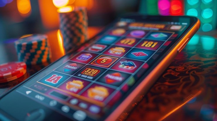 Filipino player browsing cam4 casino and lottery sections on a mobile phone